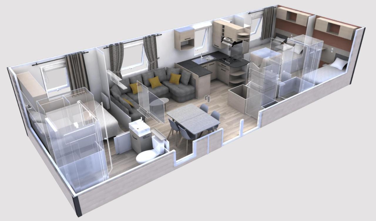 New Jungle Lake - Clim - Wifi - Draps & Serviettes - Bbq - 10' Des Plages Lattes Exteriör bild