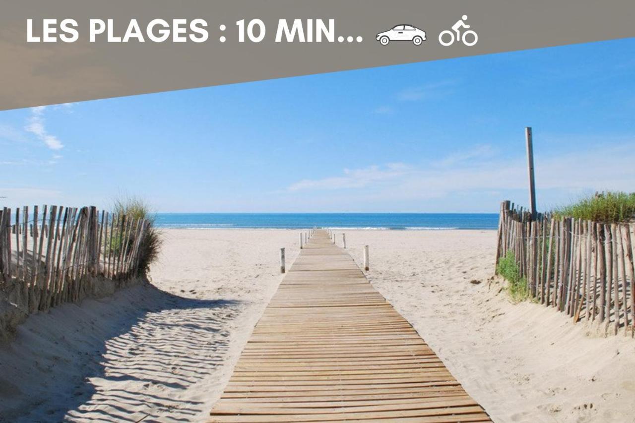New Jungle Lake - Clim - Wifi - Draps & Serviettes - Bbq - 10' Des Plages Lattes Exteriör bild